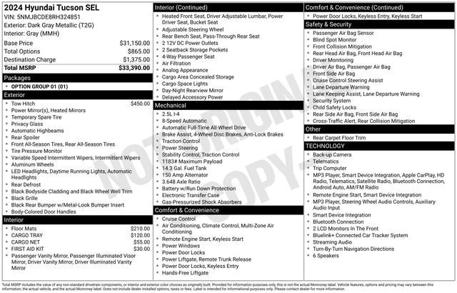 2024 Hyundai Tucson SEL