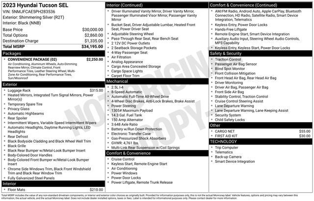 2023 Hyundai Tucson SEL