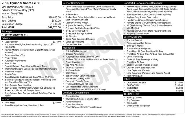 2025 Hyundai Santa Fe SEL