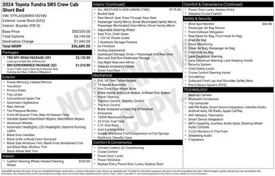 2024 Toyota Tundra SR5 Crew Max