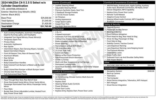 2024 Mazda Mazda CX-5 2.5 S Select Package
