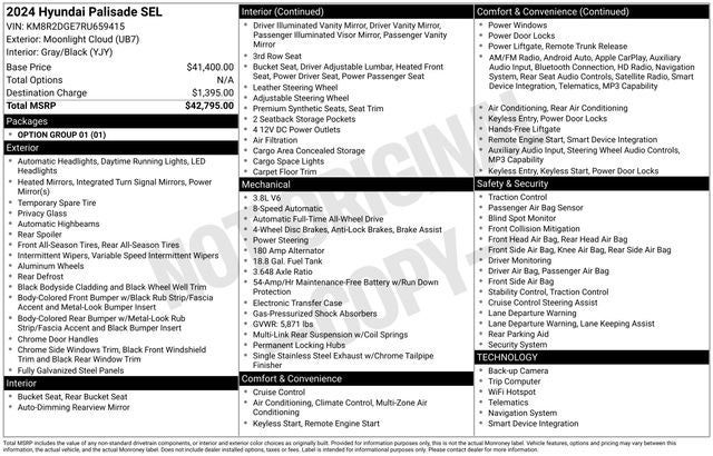 2024 Hyundai Palisade SEL