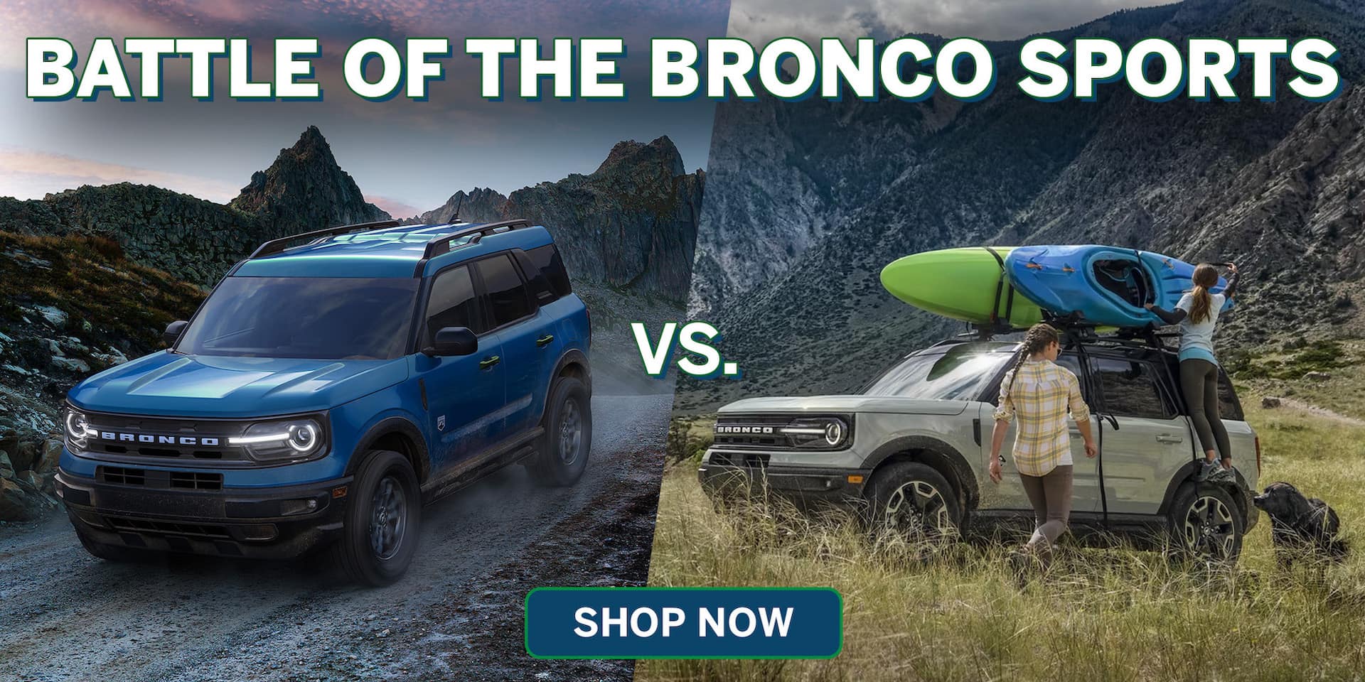 Ford Bronco Sport Big Bend® vs. Ford Bronco Sport Outer Banks® Comparison