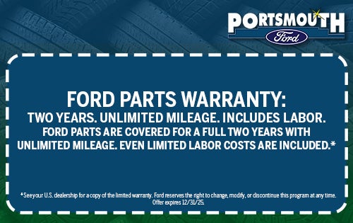 Parts and Service Specials | Portsmouth Ford