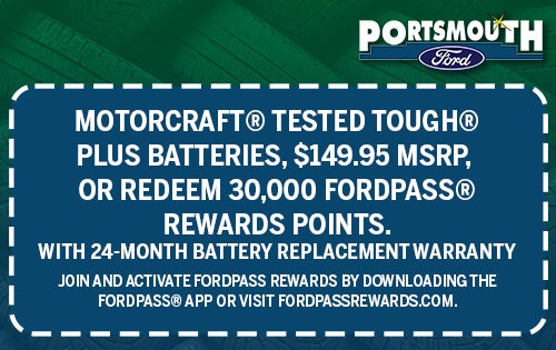 Motorcraft® Tested Tough® PLUS Batteries, $149.95 MSRP
